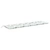 vidaXL Garden Bench Cushions 2 pcs Leaf Pattern 200x50x7 cm Fabric