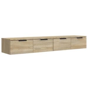 vidaXL Wall Cabinets 2 pcs Sonoma Oak 68x30x20 cm Engineered Wood