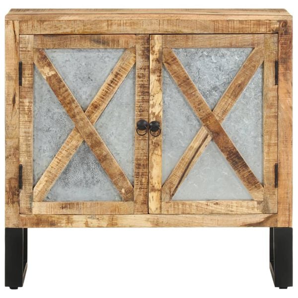 vidaXL Sideboard 80x30x76 cm Solid Mango Wood