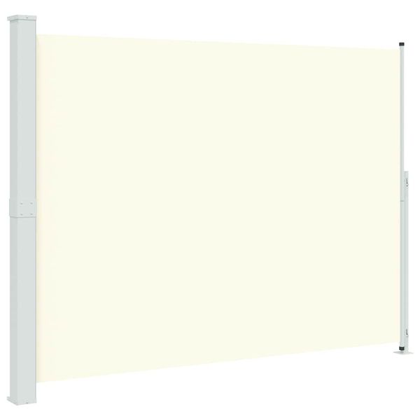 vidaXL Patio Retractable Side Awning 220x300 cm Cream