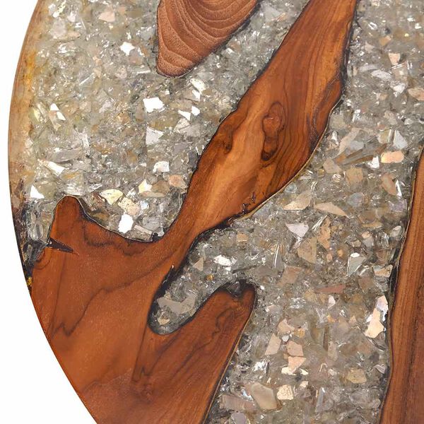 vidaXL Coffee Table Teak Resin 100x50 cm