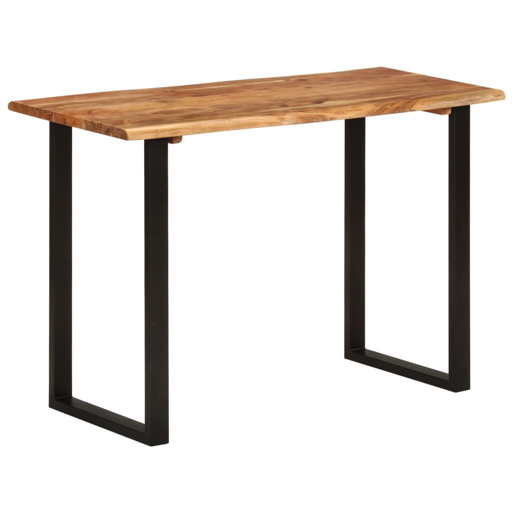 vidaXL Dining Table 110x50x76 cm Solid Wood Acacia