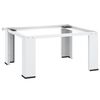 vidaXL Washing Machine Pedestal White