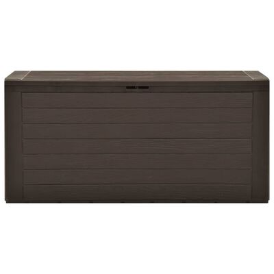 vidaXL Garden Storage Box Brown 116x44x55 cm