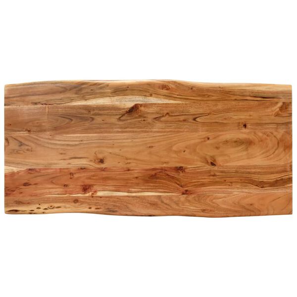 vidaXL Dining Table 110x50x76 cm Solid Wood Acacia