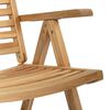 vidaXL Garden Dining Set 5 pcs Brown Solid teak wood
