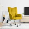 vidaXL Relaxing Chair Mustard Yellow Velvet