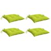 vidaXL Pallet Cushions 4pcs Bright Green 50x50x7 cm Oxford Fabric