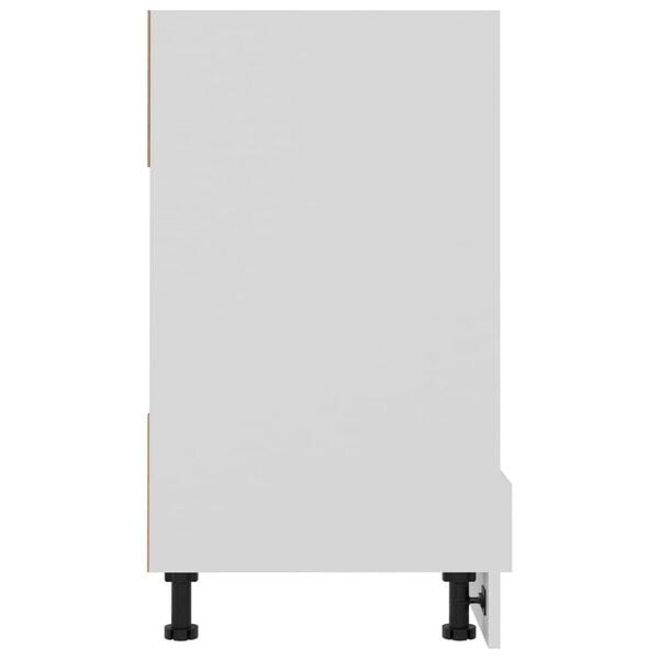 vidaXL Oven Cabinet Lyon White 60x46x81.5 cm Engineered Wood
