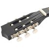 vidaXL 8 Piece Classical Guitar Beginner Set Black 3/4 36"