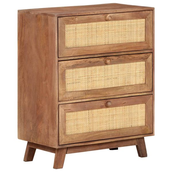 vidaXL Sideboard 61x35x76 cm Solid Mango Wood
