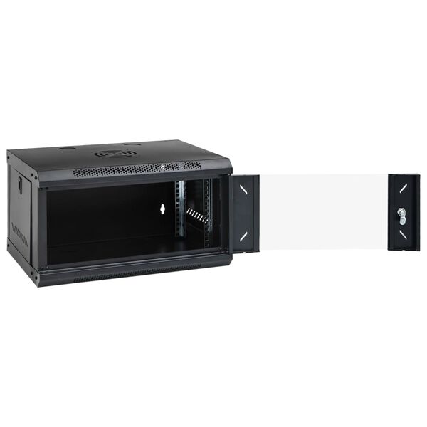 vidaXL 6U Wall Mounted Network Cabinet 19" IP20 53x40x30 cm