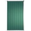 vidaXL Garden Tool Shed Green 161x89x161 cm Galvanised Steel