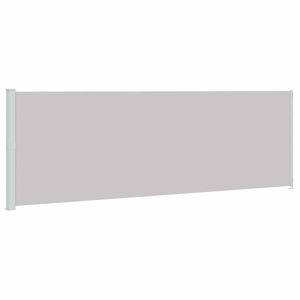 vidaXL Patio Retractable Side Awning 200x600 cm Grey