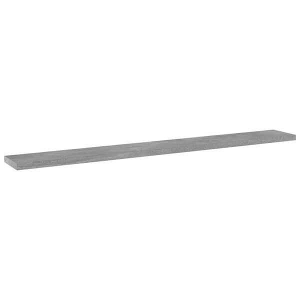 vidaXL Bookshelf Boards 4 pcs Concrete Grey 80x10x1.5 cm Engineered Wood