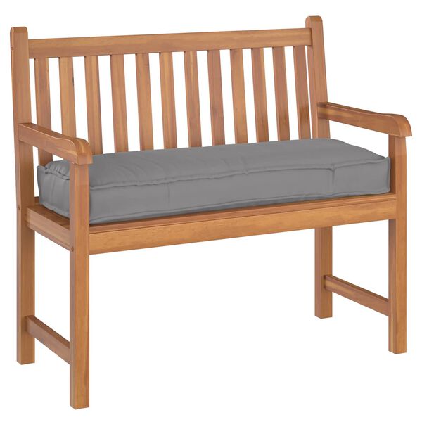 vidaXL Cushion Grey 110 x 40 x 8 cm Oxford Fabric