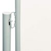 vidaXL Patio Retractable Side Awning 117x600 cm Cream