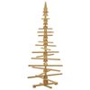 vidaXL Wooden Christmas Tree with Stand Brown 180 cm Solid pine wood