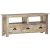 vidaXL TV Cabinet 110x30x50 cm Solid Mango Wood