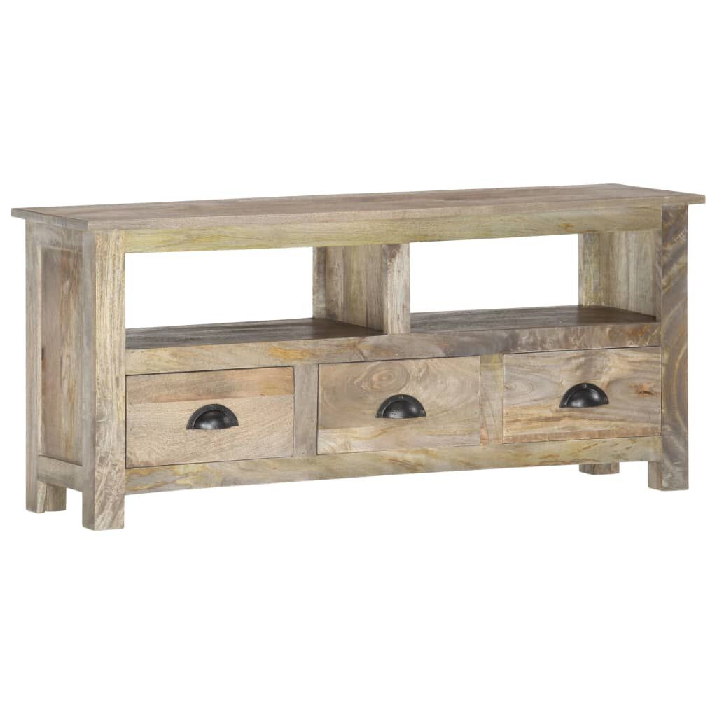 vidaXL TV Cabinet 110x30x50 cm Solid Mango Wood