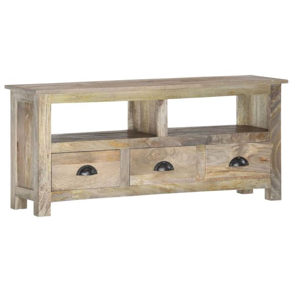 vidaXL TV Cabinet 110x30x50 cm Solid Mango Wood