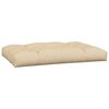 vidaXL Pallet Cushions 5 pcs Beige Fabric