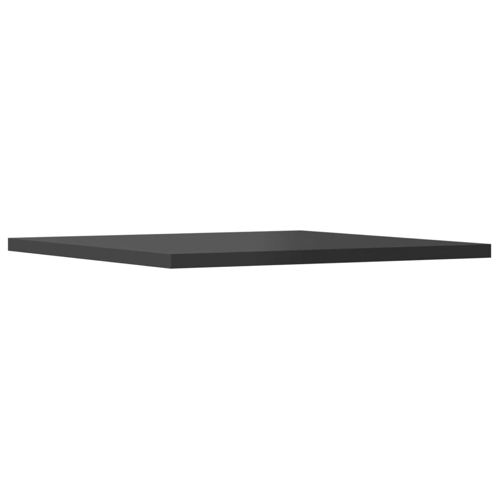 vidaXL Bookshelf Boards 4 pcs High Gloss Grey 40x40x1.5 cm Engineered Wood