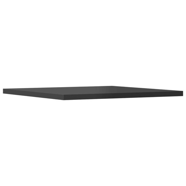vidaXL Bookshelf Boards 4 pcs High Gloss Grey 40x40x1.5 cm Engineered Wood