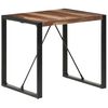 vidaXL Dining Table 80x80x75 cm Solid Wood