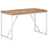vidaXL Dining Table 120x60x76 cm Solid Acacia and Mango Wood