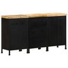 vidaXL Sideboard with 3 Drawers and 4 Doors Rough Mango Wood