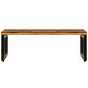 vidaXL Coffee Table 100x50x35 cm Solid Reclaimed Wood and Steel