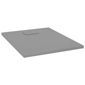 vidaXL Shower Base Tray SMC Grey 90x70 cm