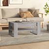 vidaXL Coffee Table Grey Sonoma 102x55x45 cm Engineered Wood