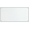 vidaXL Kitchen Backsplashes 2 pcs Transparent 80x40 cm Tempered Glass