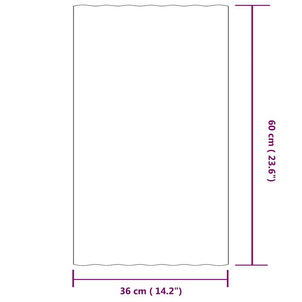 vidaXL Roof Panels 12 pcs Galvanised Steel Anthracite 60x36 cm