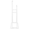 vidaXL Freestanding Towel Rack White 48x24x78.5 cm Iron