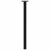vidaXL Console Table Legs 4 pcs Black 72-74 cm Steel