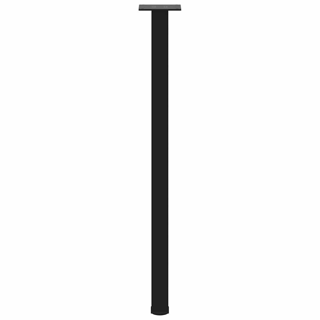 vidaXL Coffee Table Legs 4 pcs Black 72-74 cm Steel