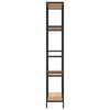 vidaXL Book Shelf 80x30x180 cm Steel and Engineered Wood
