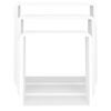 vidaXL Wall Cube Shelves 3 pcs White MDF