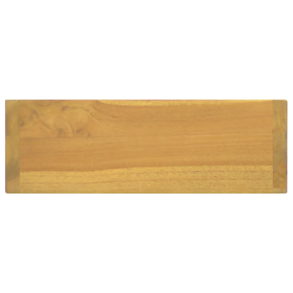 vidaXL Mirror Cabinet 30x10x40 cm Solid Wood Teak