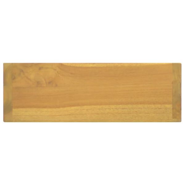 vidaXL Mirror Cabinet 30x10x40 cm Solid Wood Teak