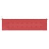 vidaXL Garden Bench Cushion Red 200x50x4 cm Oxford Fabric