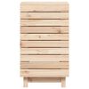 vidaXL Laundry Basket 44x44x76 cm Solid Wood Pine