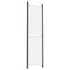 vidaXL 3-Panel Room Divider White 150x180 cm Fabric