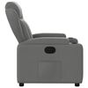 vidaXL Recliner Chair Dark Grey Fabric