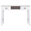 vidaXL Writing Desk White 110x45x76 cm Wood