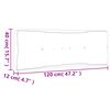 vidaXL Pallet Cushions 5 pcs Blue Fabric