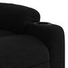 vidaXL Electric Massage Recliner Chair Black Fabric
